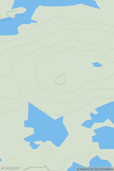 Thumbnail image for Cnoc Mor an t-Sagairt showing contour plot for surrounding peak