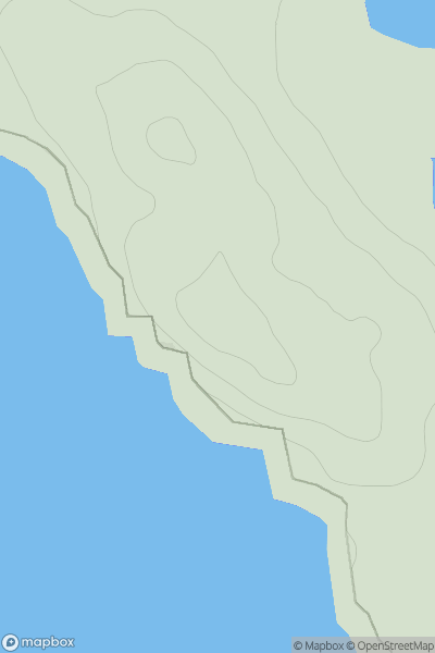 Thumbnail image for Easaigh showing contour plot for surrounding peak