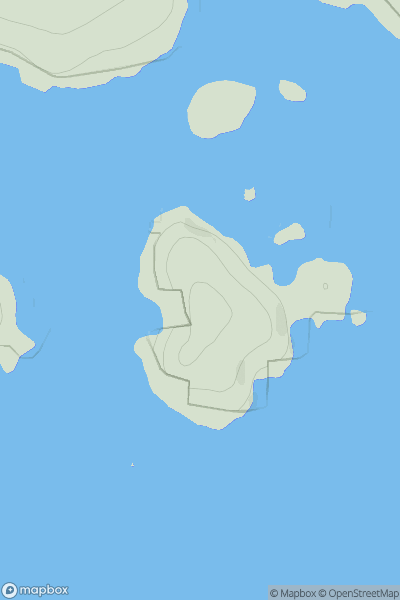 Thumbnail image for Tannaraidh showing contour plot for surrounding peak