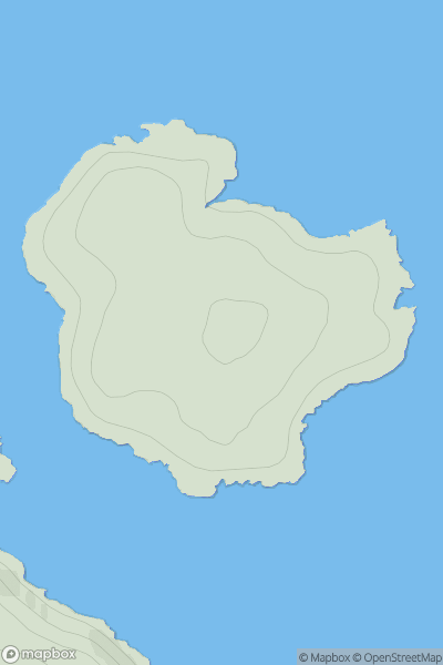 Thumbnail image for Stulaigh showing contour plot for surrounding peak