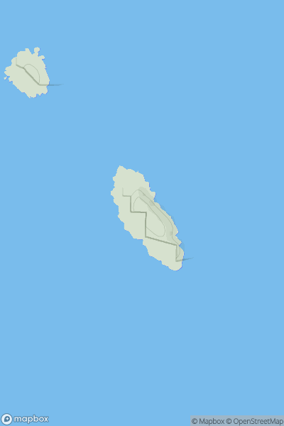 Thumbnail image for Eilean Mor a' Bhaigh showing contour plot for surrounding peak