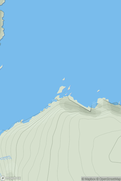 Thumbnail image for Stacannan Neideaclibh showing contour plot for surrounding peak