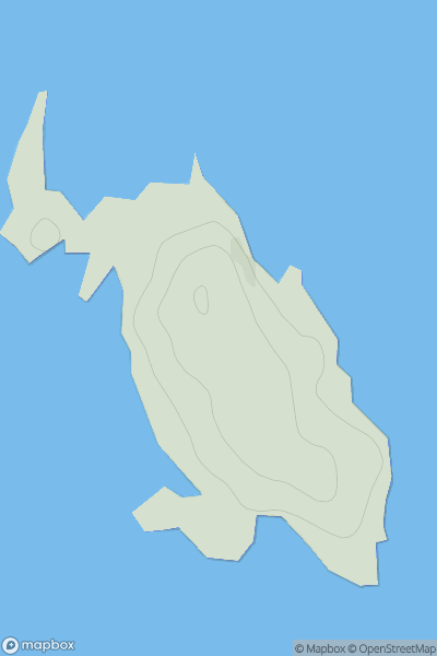 Thumbnail image for Sodhaigh Mor showing contour plot for surrounding peak