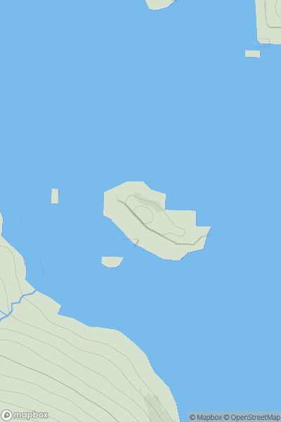 Thumbnail image for Grodaigh showing contour plot for surrounding peak