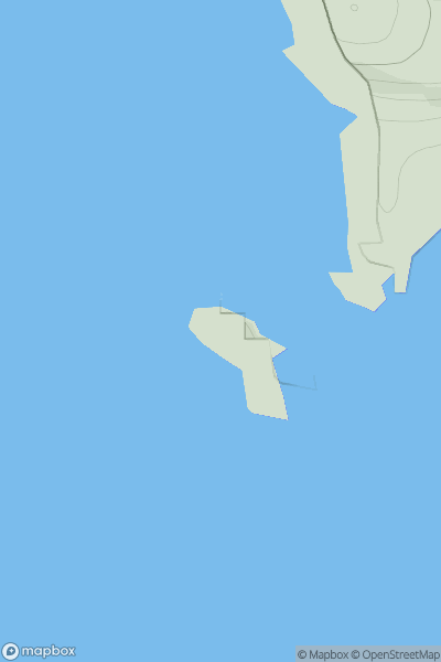Thumbnail image for Siolaigh Bheag showing contour plot for surrounding peak