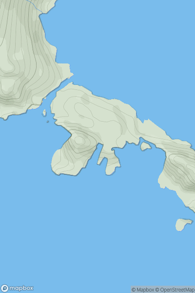Thumbnail image for An Fhaing showing contour plot for surrounding peak