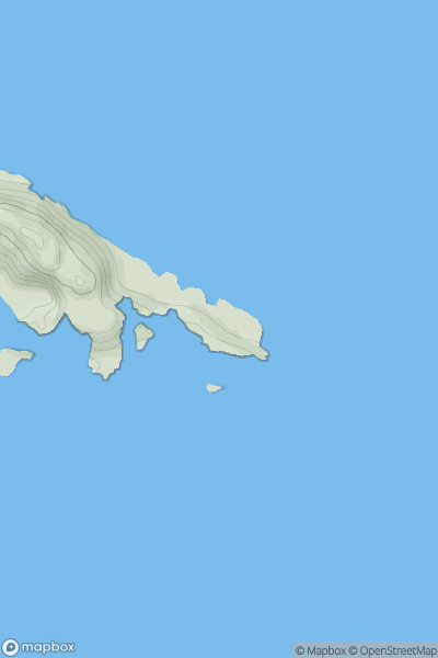 Thumbnail image for Gob an Duin showing contour plot for surrounding peak