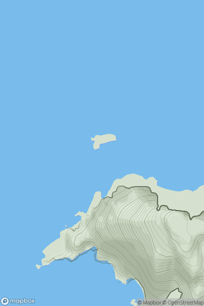 Thumbnail image for Am Plastair showing contour plot for surrounding peak
