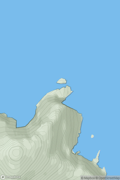 Thumbnail image for Mina Stac showing contour plot for surrounding peak