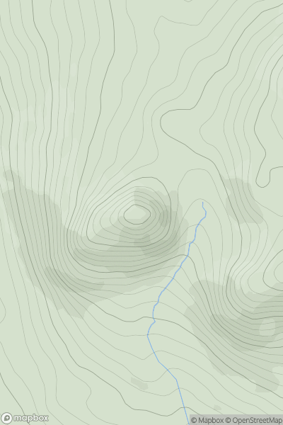 Thumbnail image for Dumgoyne showing contour plot for surrounding peak