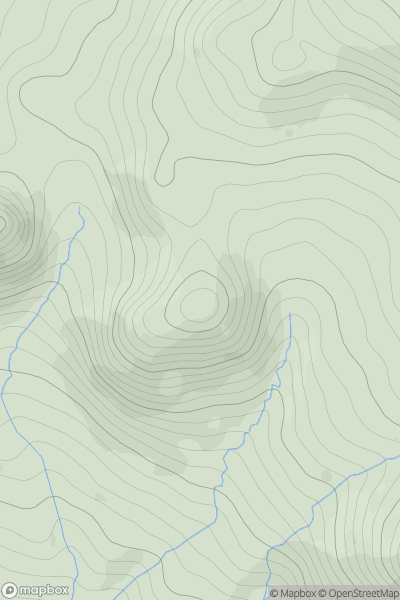 Thumbnail image for Dumfoyn showing contour plot for surrounding peak
