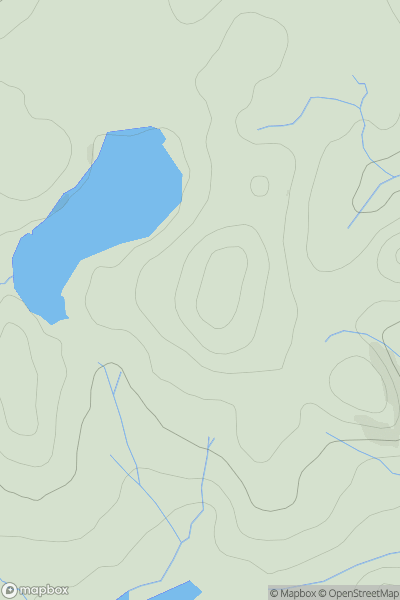 Thumbnail image for Fynloch Hill showing contour plot for surrounding peak