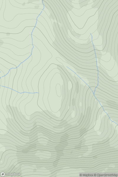 Thumbnail image for Myreton Hill showing contour plot for surrounding peak
