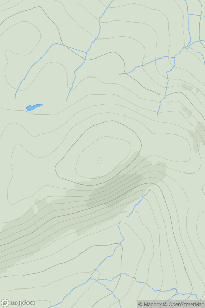Thumbnail image for Henderston Hill showing contour plot for surrounding peak