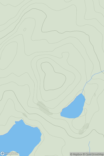 Thumbnail image for Birny Hills showing contour plot for surrounding peak