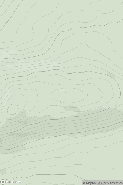 Thumbnail image for Easter Cairn showing contour plot for surrounding peak