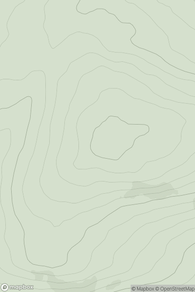 Thumbnail image for Craigannet Hill showing contour plot for surrounding peak