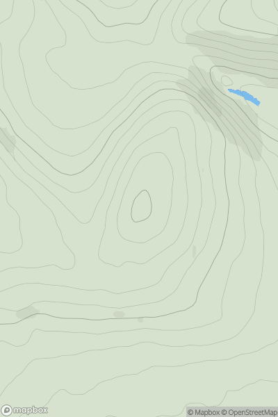 Thumbnail image for Ironside Hill showing contour plot for surrounding peak