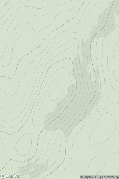 Thumbnail image for Carlunie Hill showing contour plot for surrounding peak