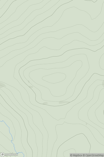 Thumbnail image for Ark Hill showing contour plot for surrounding peak