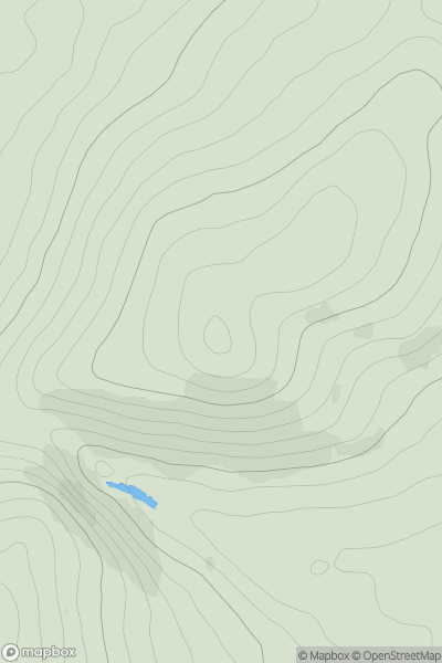 Thumbnail image for Finlarg Hill showing contour plot for surrounding peak