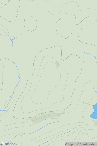 Thumbnail image for Craighirst showing contour plot for surrounding peak