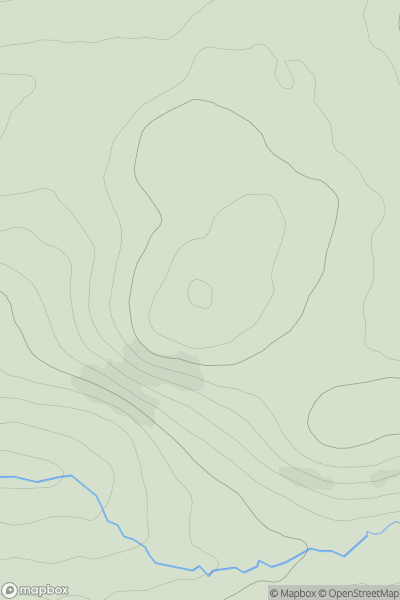 Thumbnail image for Outh Hill showing contour plot for surrounding peak