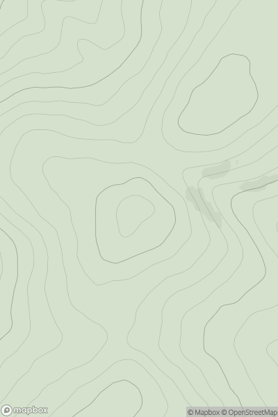 Thumbnail image for Hayston Hill showing contour plot for surrounding peak
