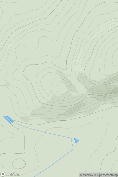 Thumbnail image for Dunsinane Hill showing contour plot for surrounding peak