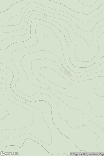 Thumbnail image for Arlick Hill showing contour plot for surrounding peak