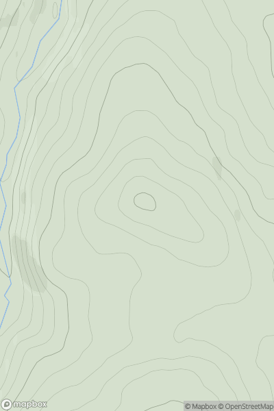 Thumbnail image for Whitehill Head showing contour plot for surrounding peak