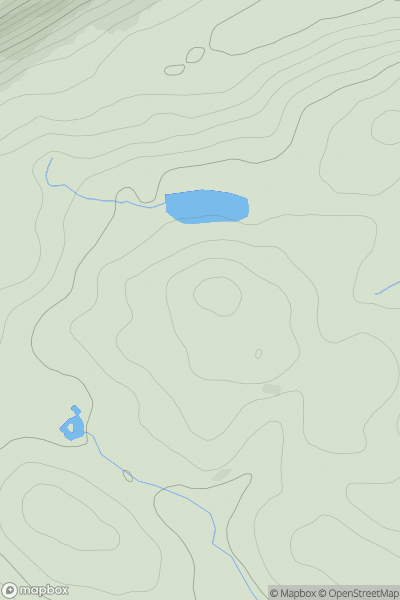 Thumbnail image for Hoole Hill showing contour plot for surrounding peak