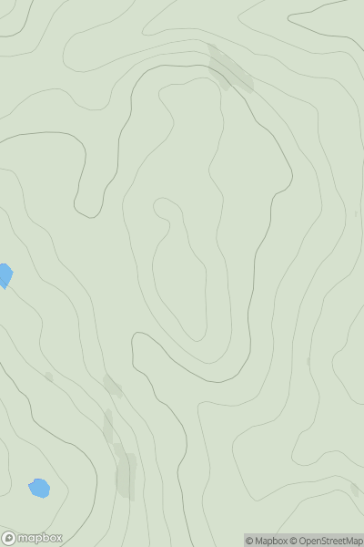 Thumbnail image for Springhall Hill showing contour plot for surrounding peak