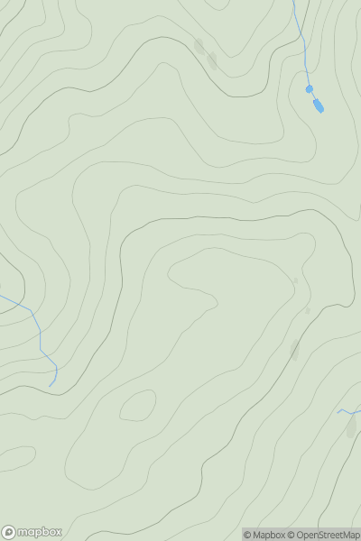 Thumbnail image for Cordon Hill showing contour plot for surrounding peak