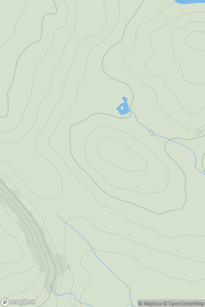 Thumbnail image for Hoole Hill SW Top showing contour plot for surrounding peak