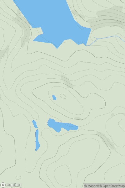 Thumbnail image for Blair Hill showing contour plot for surrounding peak