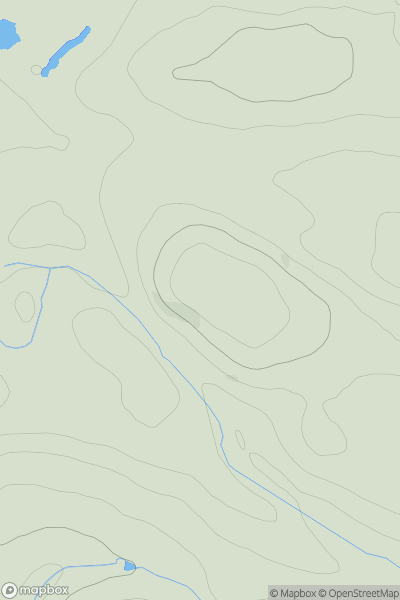 Thumbnail image for Blacklaw Hill West Top showing contour plot for surrounding peak