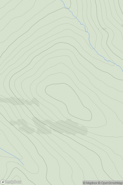 Thumbnail image for Hatton Hill showing contour plot for surrounding peak