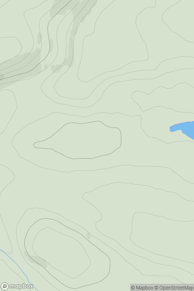 Thumbnail image for Balshando Hill showing contour plot for surrounding peak