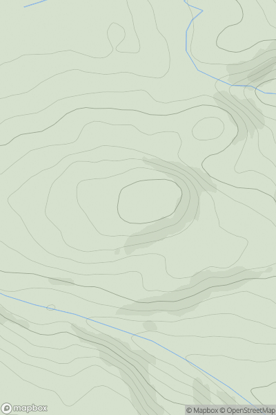 Thumbnail image for Beal Hill showing contour plot for surrounding peak