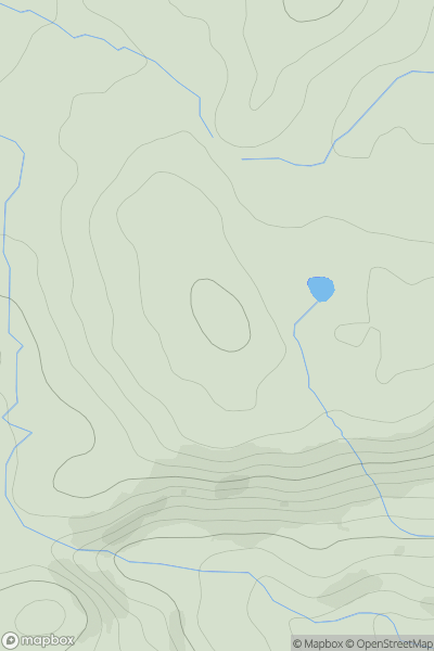 Thumbnail image for Swirlhead Hill showing contour plot for surrounding peak