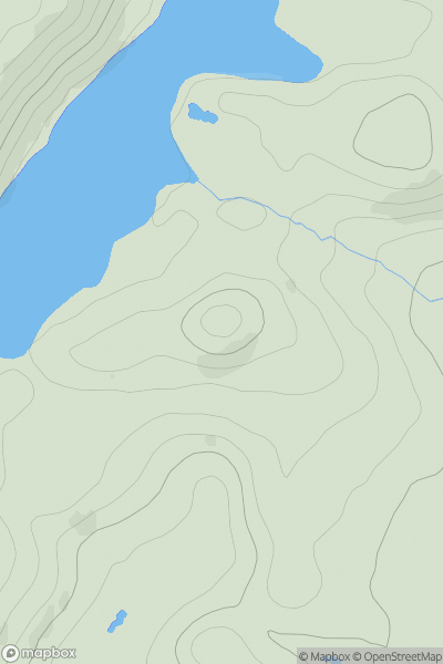 Thumbnail image for Palmer Hill showing contour plot for surrounding peak