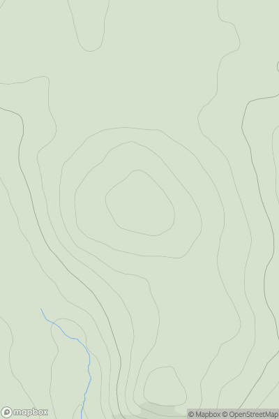 Thumbnail image for Forehill showing contour plot for surrounding peak