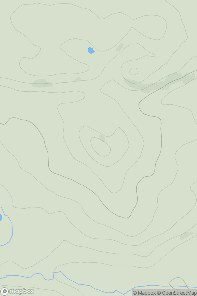 Thumbnail image for Lathalmond Hill showing contour plot for surrounding peak