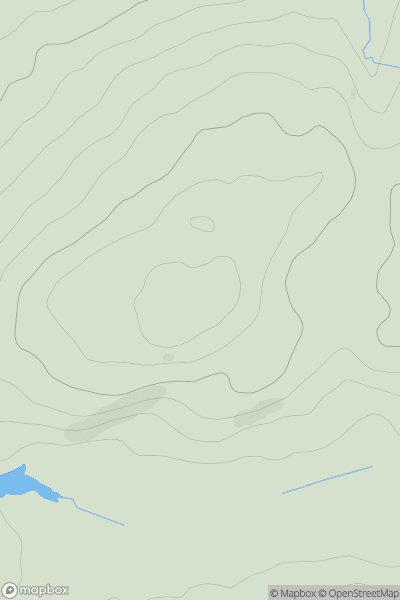 Thumbnail image for Montague Hill showing contour plot for surrounding peak