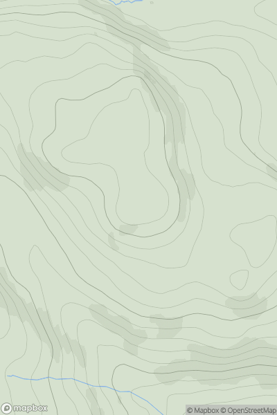 Thumbnail image for Craiglochie showing contour plot for surrounding peak