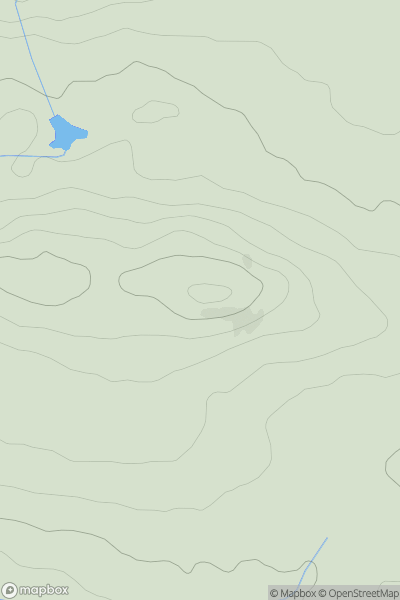 Thumbnail image for Drumcarrow Craig showing contour plot for surrounding peak