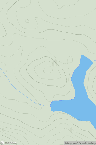 Thumbnail image for Glenfarg Head showing contour plot for surrounding peak