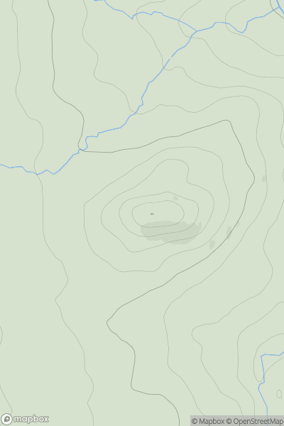 Thumbnail image for Myot Hill showing contour plot for surrounding peak