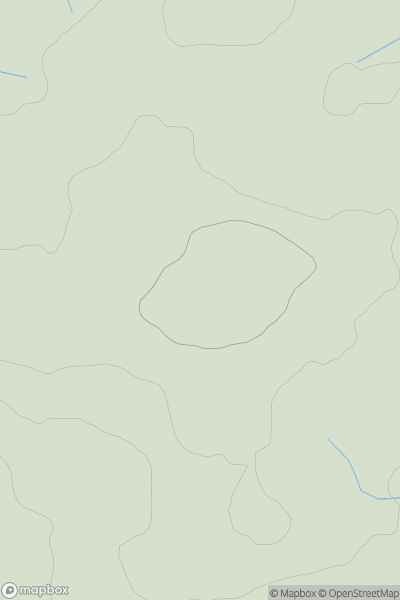Thumbnail image for Pepper Knowe showing contour plot for surrounding peak